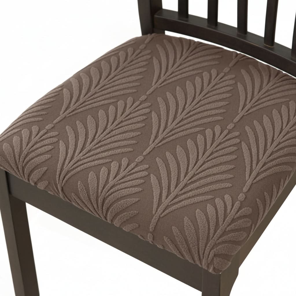 Housses de chaise extensibles pour protection de chaises de salle à manger, souples et confortables, en beige, kaki, gris, noir et vert | Sulvida