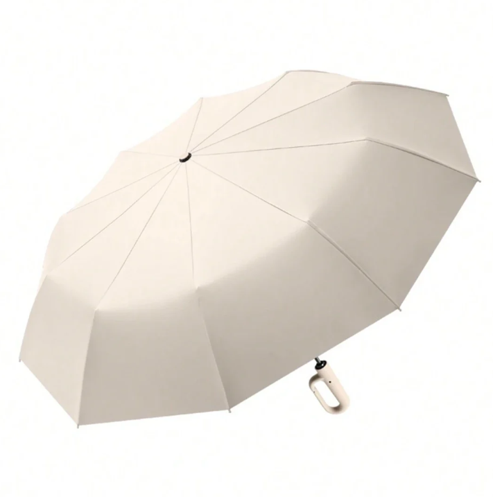 Parapluie résistant aux tempêtes avec bordure réfléchissante – 100cm de diamètre – résistant au vent jusqu’à 80km/h – design léger de 350g | Sulvida