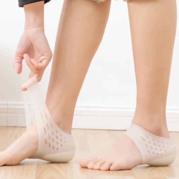 Verhogingsinlegzolen Gel 4-5 cm Lengte Extra Hoogte Onzichtbaar Comfortabel Dagelijks Gebruik Heren Dames | Sulvida