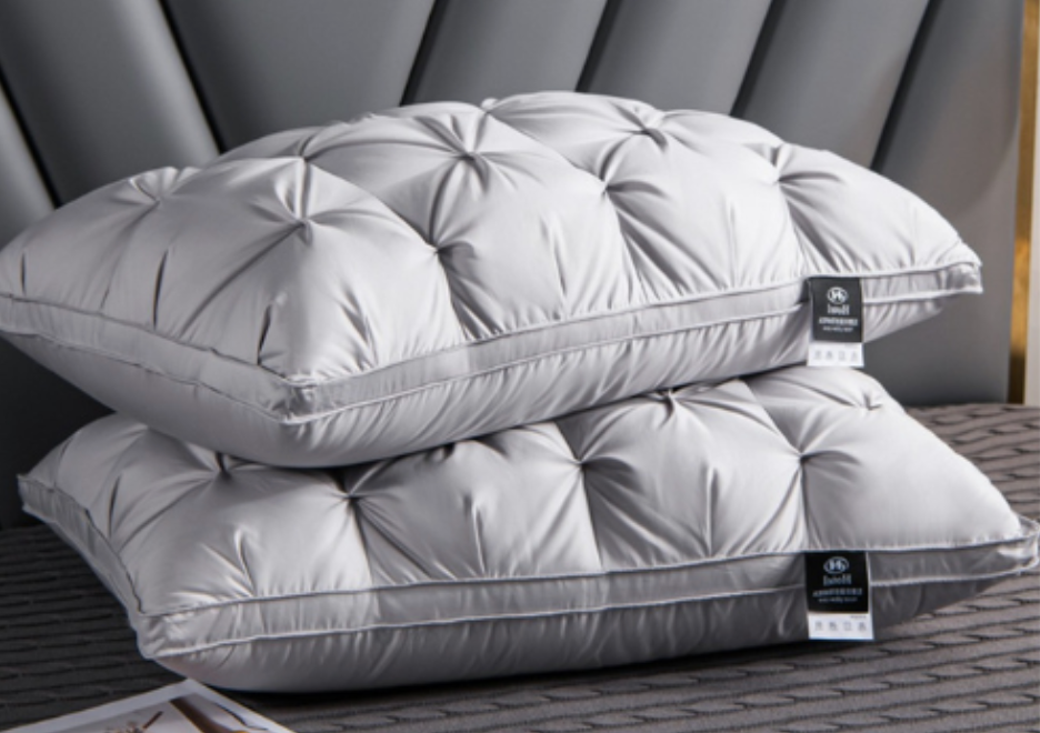 Ganzendons Slaapkussen Premium Comfort Nek Ondersteuning Zacht Ademend Hypoallergeen Vulling Rugslapers | Sulvida