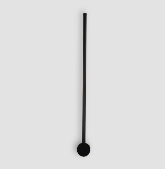 Wandlamp LED lineair 60 cm wit zwart dimbaar met afstandsbediening voor slaapkamer gang woonkamer modern design | Sulvida