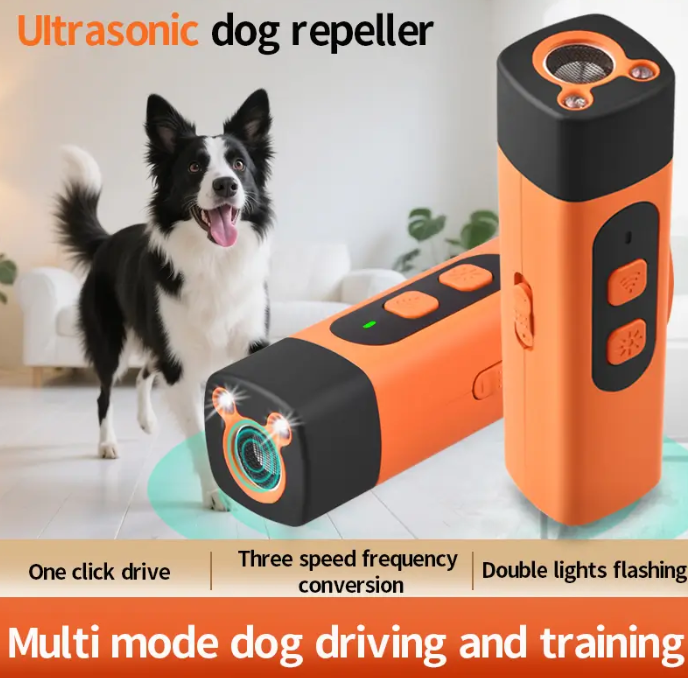 Hondentrainer op Ultrageluid met 3 Trainingsmodi - Oplaadbaar Anti-Blaf Apparaat voor Effectieve Hondenopvoeding | Sulvida