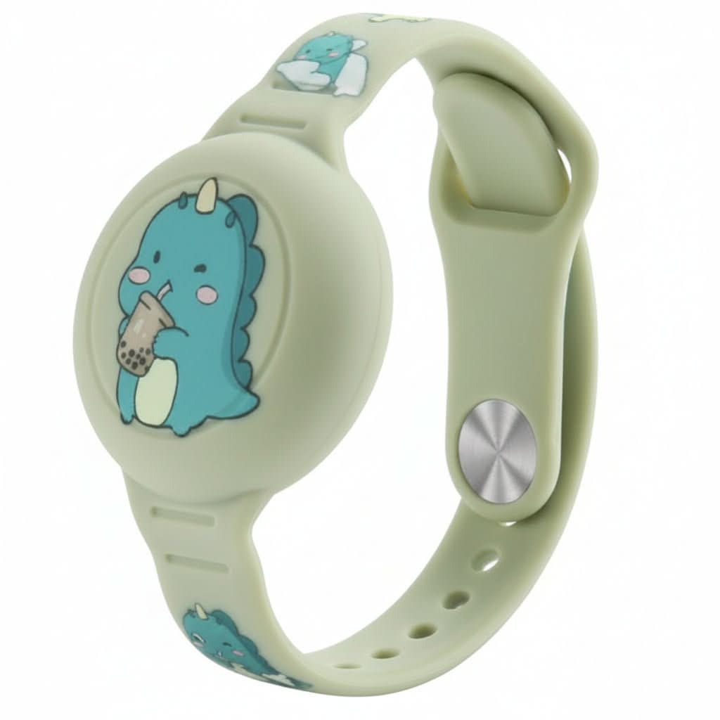 Bracelet GPS pour enfants avec bracelet coloré, design coloré, taille réglable, matière douce, localisation sécurisée | Sulvida
