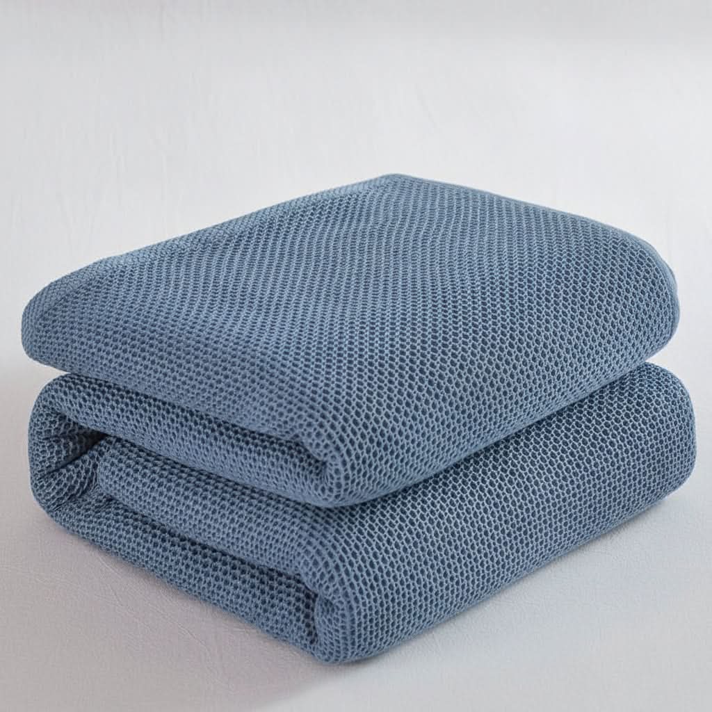Katoenen Mousseline Plaid met Franjes voor Bank en Bed - Luchtige Deken in Bohemian Stijl voor Woonkamer | Sulvida