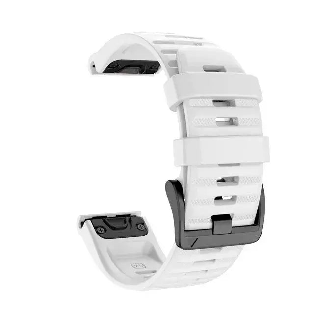 Bracelet de montre en silicone QuickFit 22mm et 26mm, respirant, adapté au sport, interchangeable, élégant | Sulvida