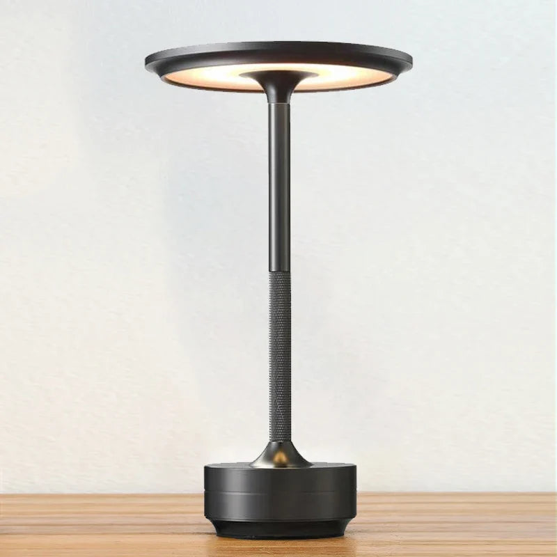 Draadloze Design Tafellamp met Touch Bediening Dimbaar LED Verlichting 5W Aluminium Lamp Sfeerlicht Woonkamer | Sulvida
