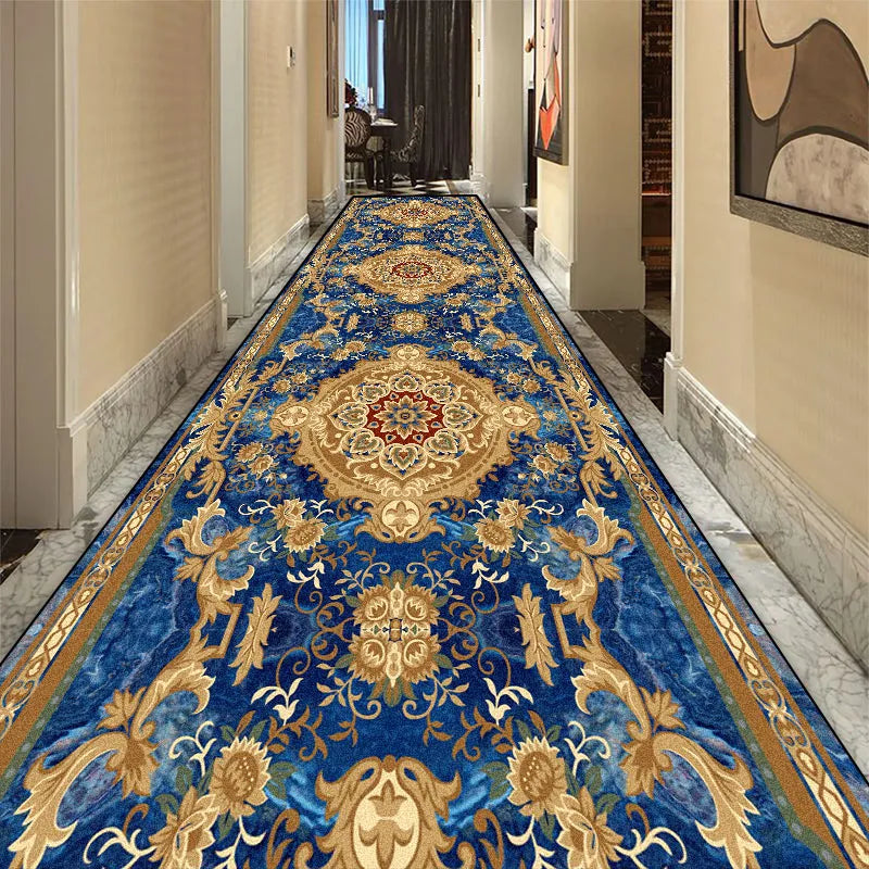Gangloperloper vloerkleed polyester antislip 60-120 cm breed lange hal corridor vintage patroon klassiek | Sulvida