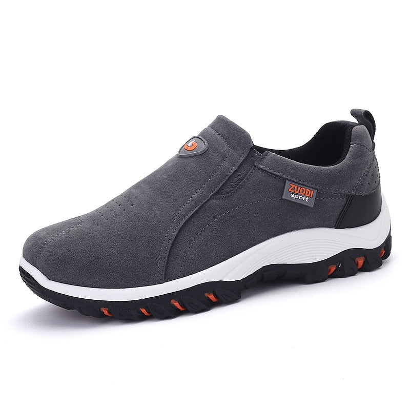 Comfortabele Wandelschoenen voor Heren – Outdoor Instappers met Antislipzool en Hoge Steun voor Lange Wandelingen en Reizen | Sulvida