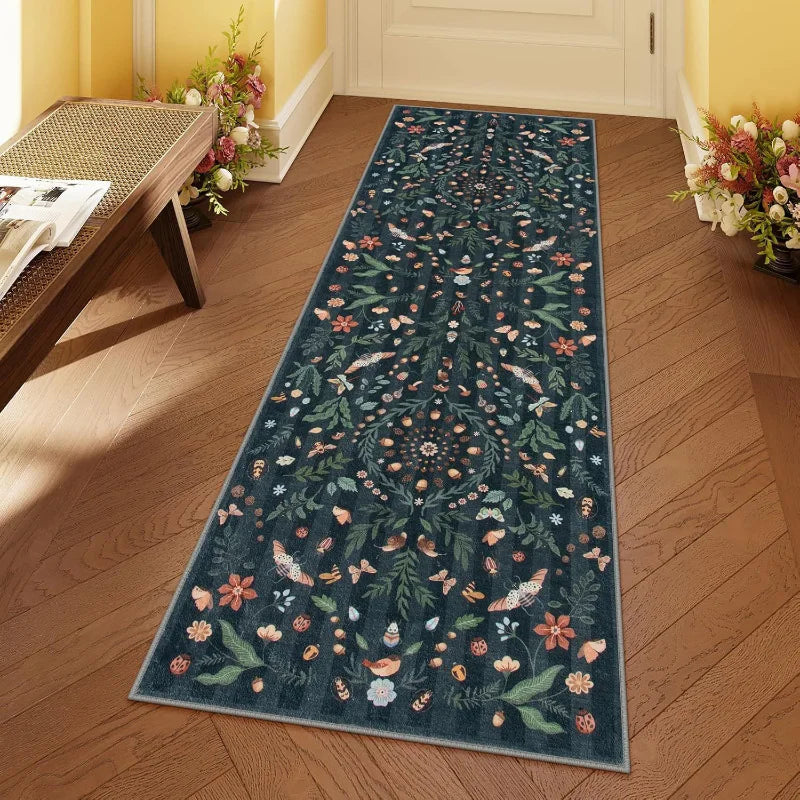 Looploper Gang Antislip Polyester Hal Runner Geometrisch Patroon Roze Moderne Gangmat Decoratie Interieur | Sulvida