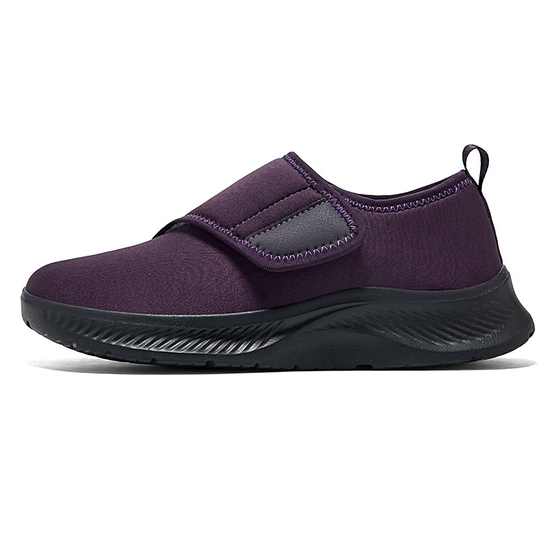 Orthopedische Pantoffels met Klittenband Wintervoering Seniorenschoenen Extra Breed Comfortabel Binnenschoen | Sulvida