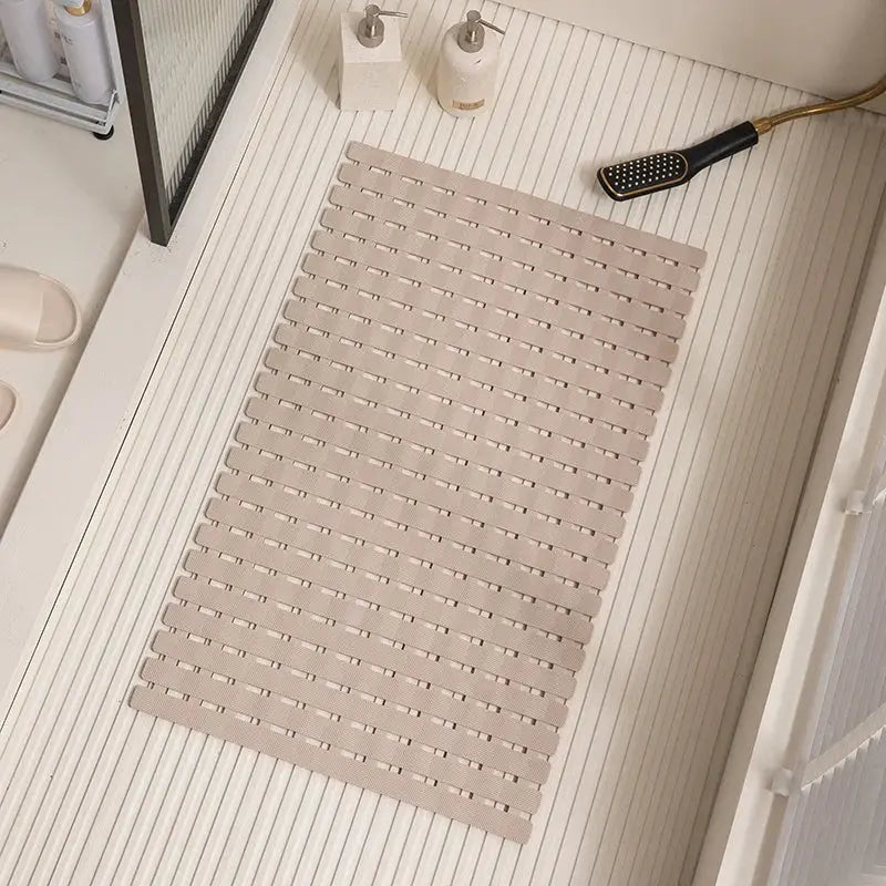 Antislip Badmat Siliconen met Zuignappen 40×63 cm Veilige Douchemat voor Badkamer Douchecabine Vloer | Sulvida