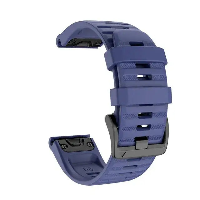 Bracelet de montre en silicone QuickFit 22mm et 26mm, respirant, adapté au sport, interchangeable, élégant | Sulvida