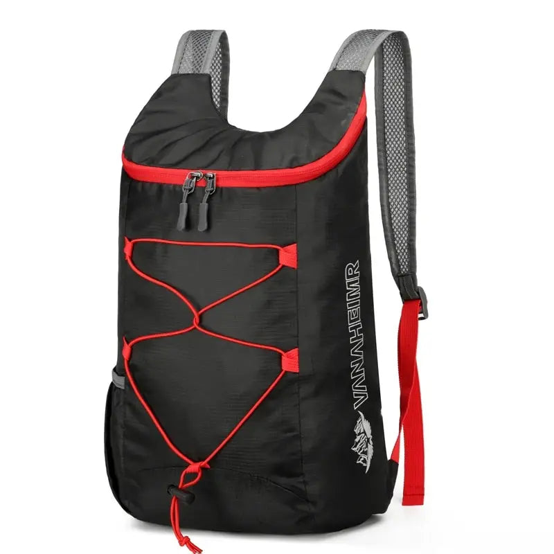 Multifunctionele outdoor opvouwbare rugzak Hoge dichtheid Lichtgewicht waterdichte nylon sporttas voor kamperen Wandelen Reizen
