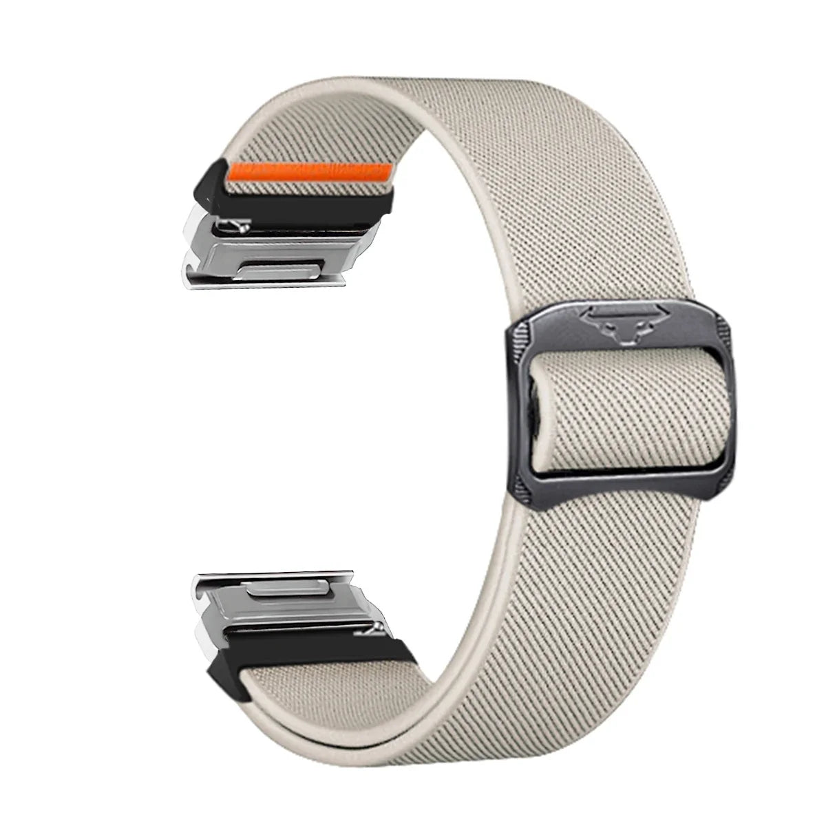 Bracelet de montre en nylon 22-26 mm style militaire Garmin résistant à l’usure, réglable, noir, gris, vert, unisexe, sportif | Sulvida