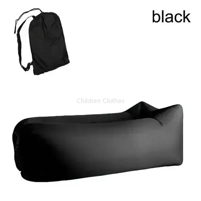 Canapé gonflable pliant d’extérieur à gonflage rapide, transat gonflable pour camping, pique-nique, jardin, plage et détente | Sulvida