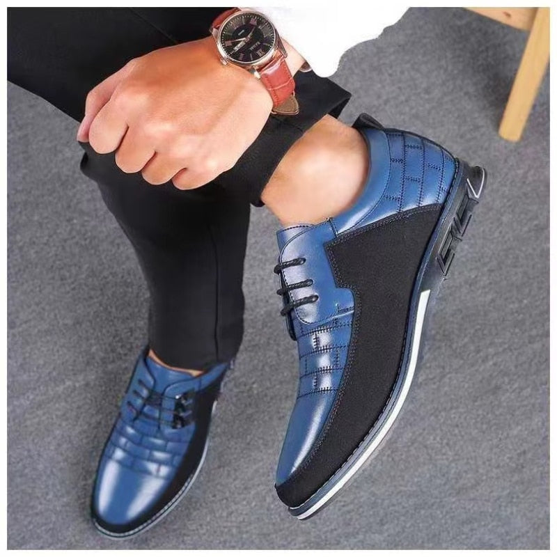 Leren Instappers Heren Klassiek Comfortabel Zakelijk Casual Schoeisel Elegante Herenschoenen Loafers | Sulvida