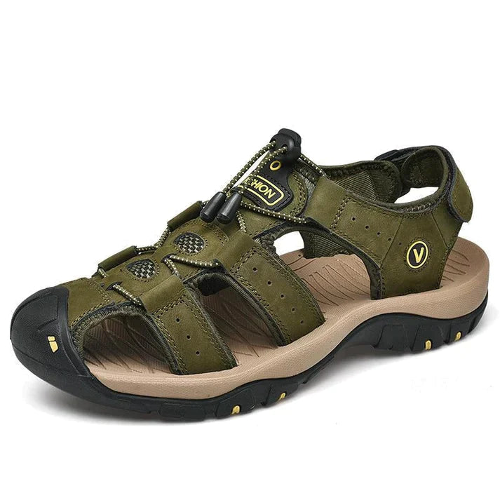 Ergonomische Herensandalen met Steunende Zool Comfortabel Ademend Outdoor Zomer Strandsandalen Wandelen | Sulvida