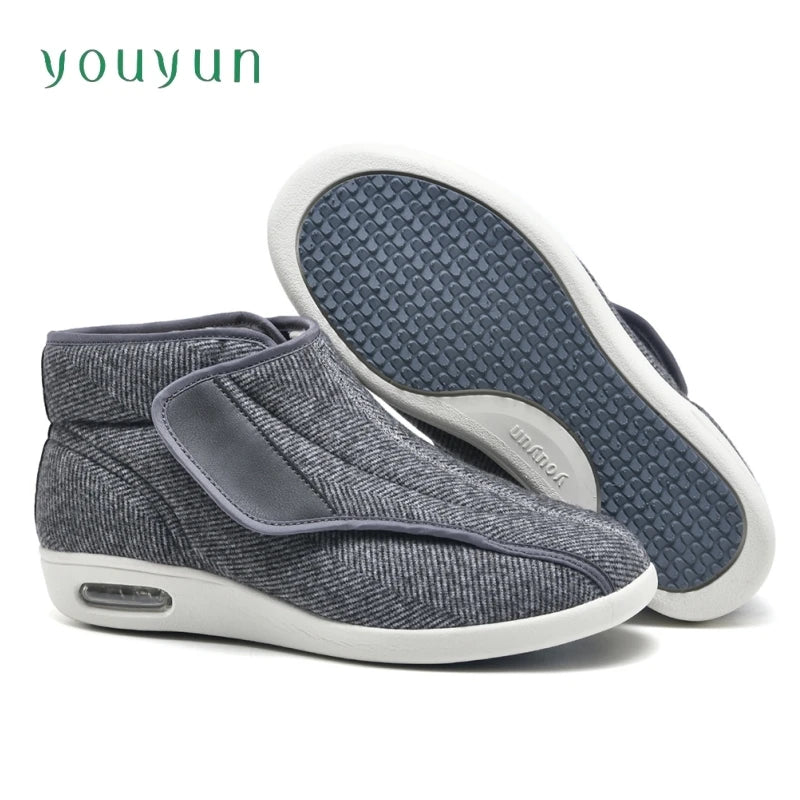 Orthopedische Wandelschoenen Extra Breed Verstelbaar Klittenband Unisex Comfortschoenen Ademend Dagelijks | Sulvida