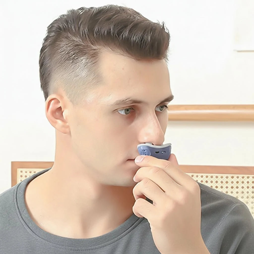 Compact Neusventilator voor Rustige Slaap Ademsteun Oplaadbaar USB Anti-Snurk Luchtwegopener Ademhaling | Sulvida