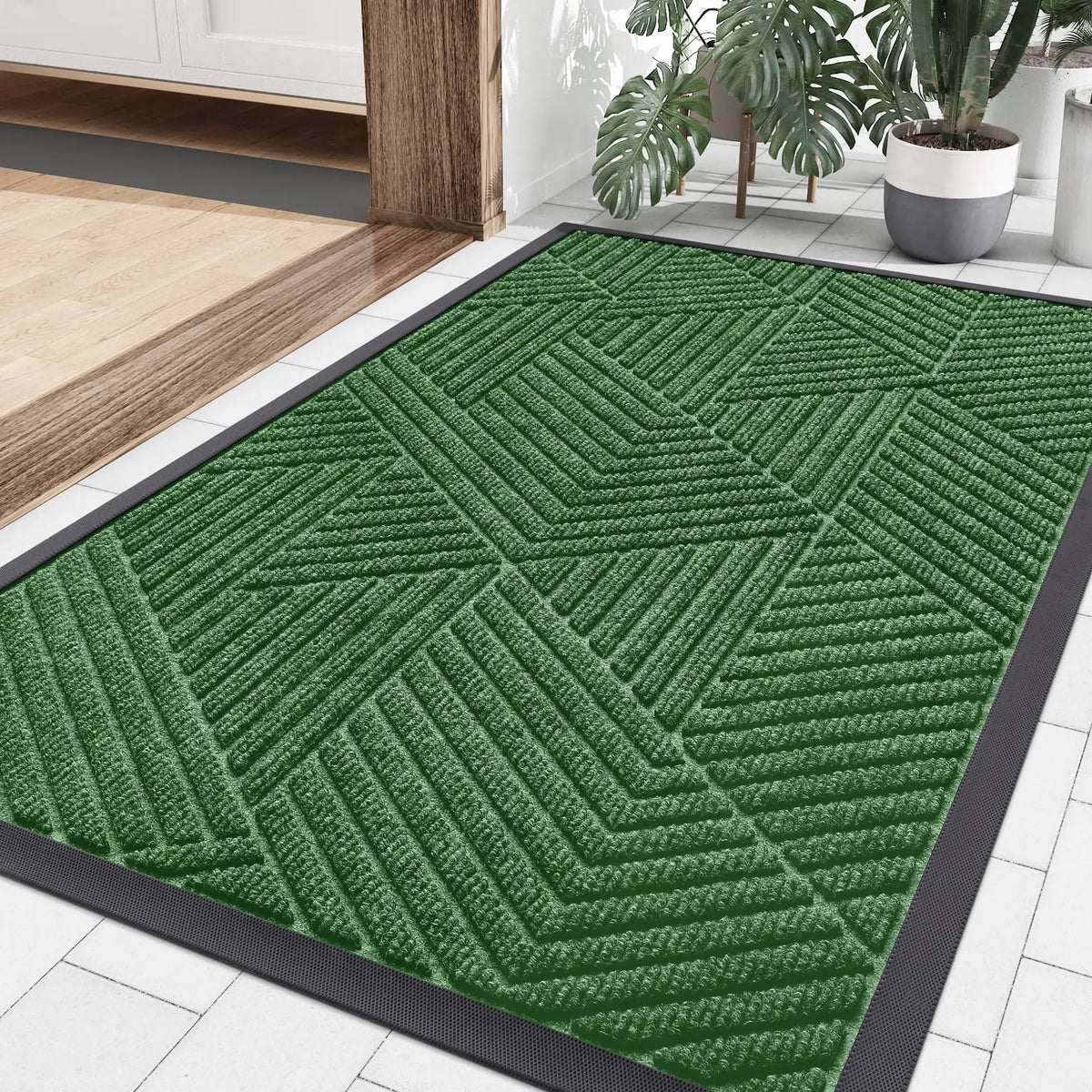 Antislip Deurmat Absorberend Laag Profiel Indoor Outdoor Entree Tapijt Vuil Vocht Opvangmat Huis Hal Woning | Sulvida