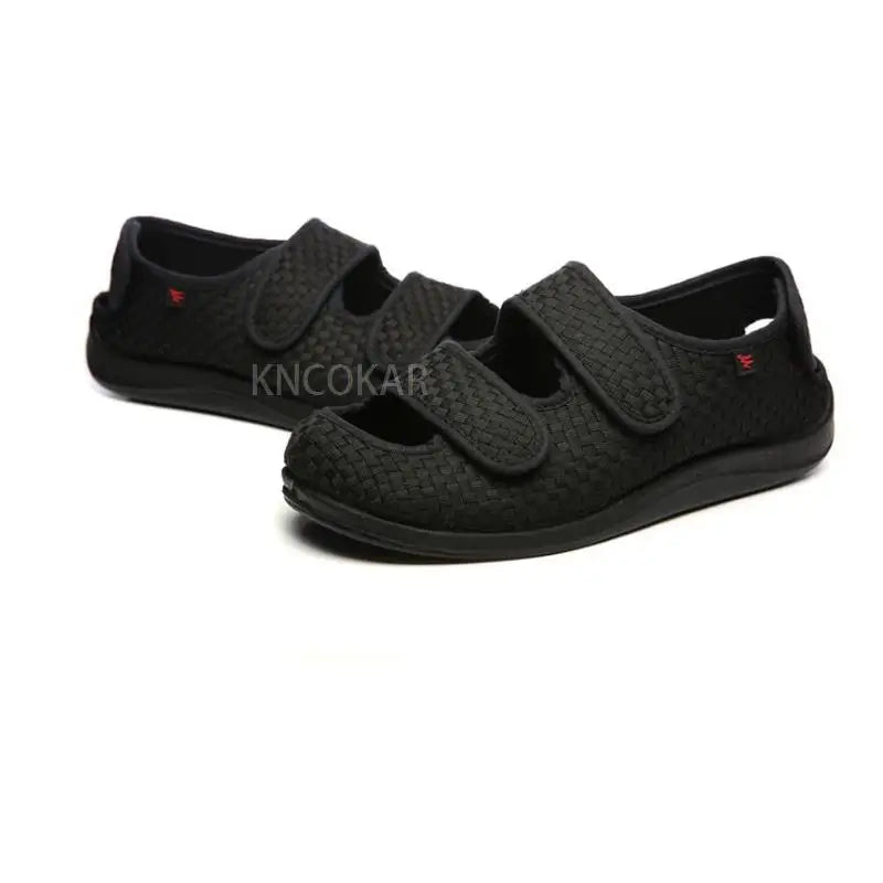 Verstelbare Orthopedische Sandalen met Klittenband Mesh Zomer Comfortschoenen voor Brede Voeten Dames | Sulvida
