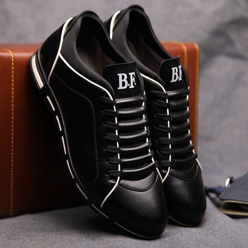 Herensneakers Casual met Lage Vetermodel Comfortabel Stoer Sportieve Wandelschoenen Dagelijks Gebruik Diverse Kleuren PU Leer | Sulvida