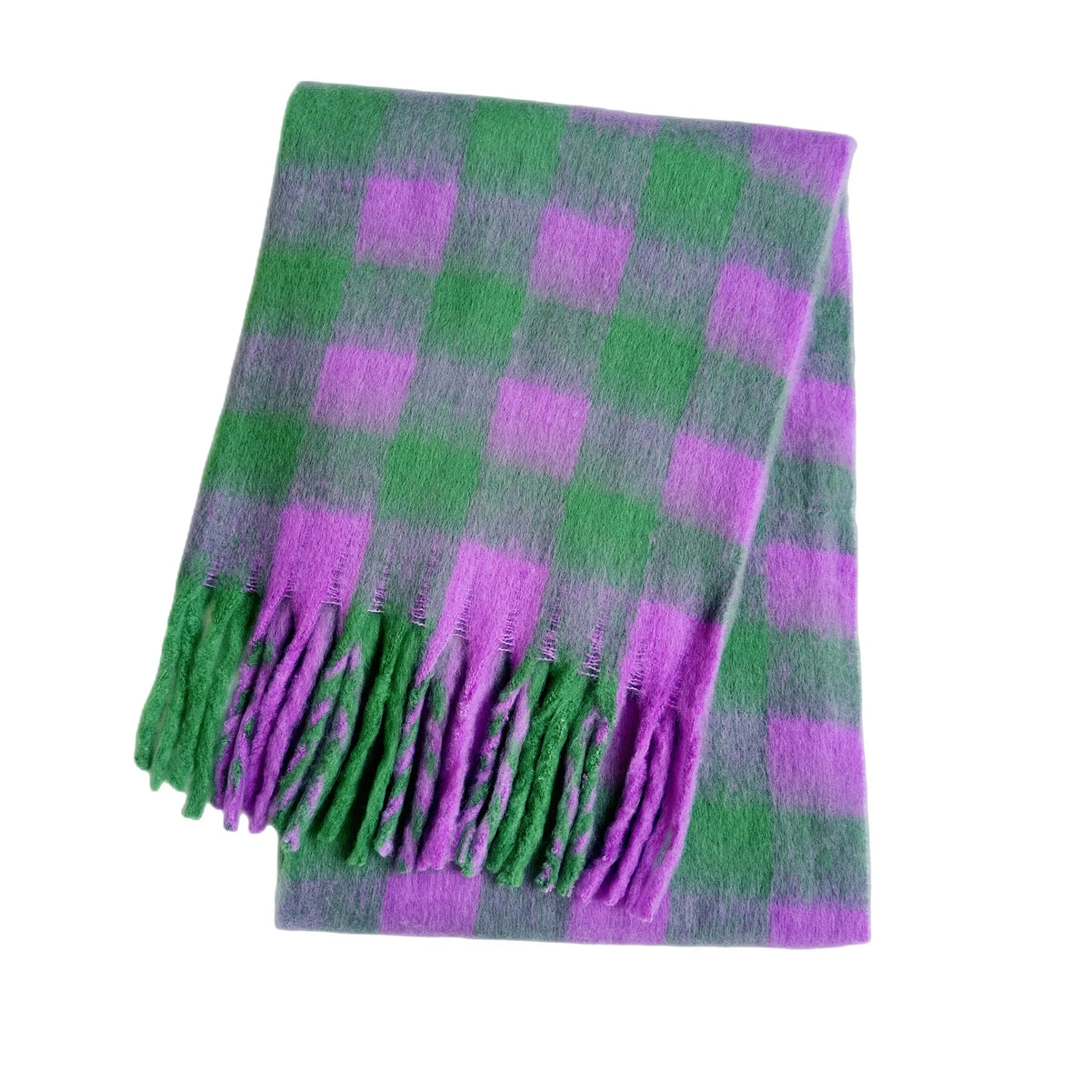 Geruite Wintersjaal voor Dames en Heren Zachte Dikke Kasjmier Sjaal 38x230cm Warm Stijlvol Comfortabel | Sulvida