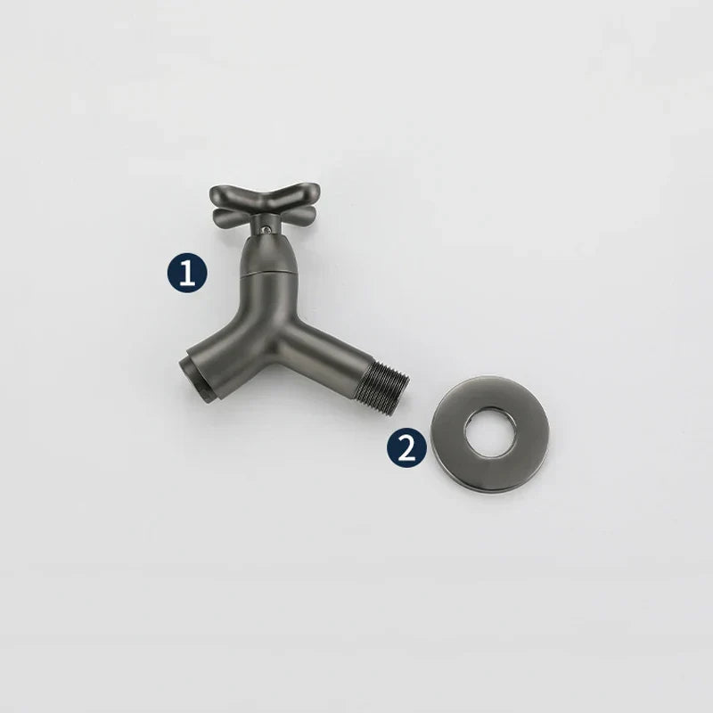 Wandkraan Messing Koudwater Enkel Modern Design Bad Keuken Tuin Waterkraan Klassiek Stijlvol Functioneel | Sulvida