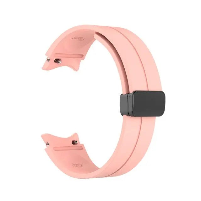 Bracelet de montre en silicone compatible avec Galaxy Watch 4 5 6, fermoir réglable, bracelet de sport et accessoire pour montre connectée | Sulvida