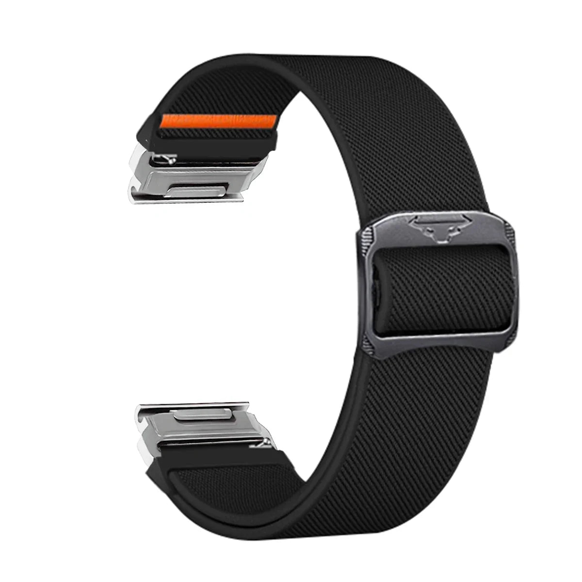 Bracelet de montre en nylon 22-26 mm style militaire Garmin résistant à l’usure, réglable, noir, gris, vert, unisexe, sportif | Sulvida