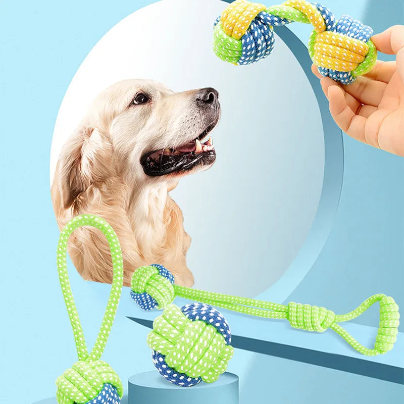Hondenspeelgoed Katoenen Touw Set Interactief Speelgoed voor Honden Gebit Verzorging Tandverzorging Puppy | Sulvida
