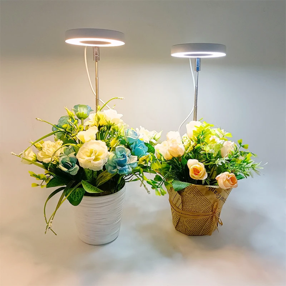 Groeilamp met Verstelbaar Statief voor Kamerplanten LED Volledig Spectrum 20-65cm Indoor Plantengroei | Sulvida