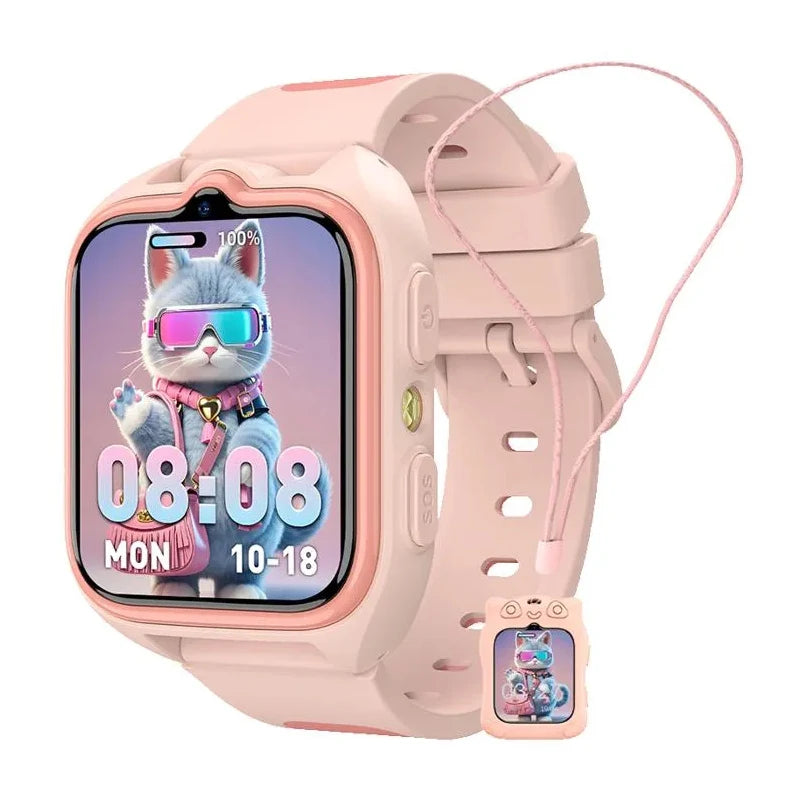 Kinderhorloge Smartwatch met GPS WiFi Tracker Videobellen 4G Locatiesysteem Waterdicht SOS Hulpknop Veiligheid | Sulvida
