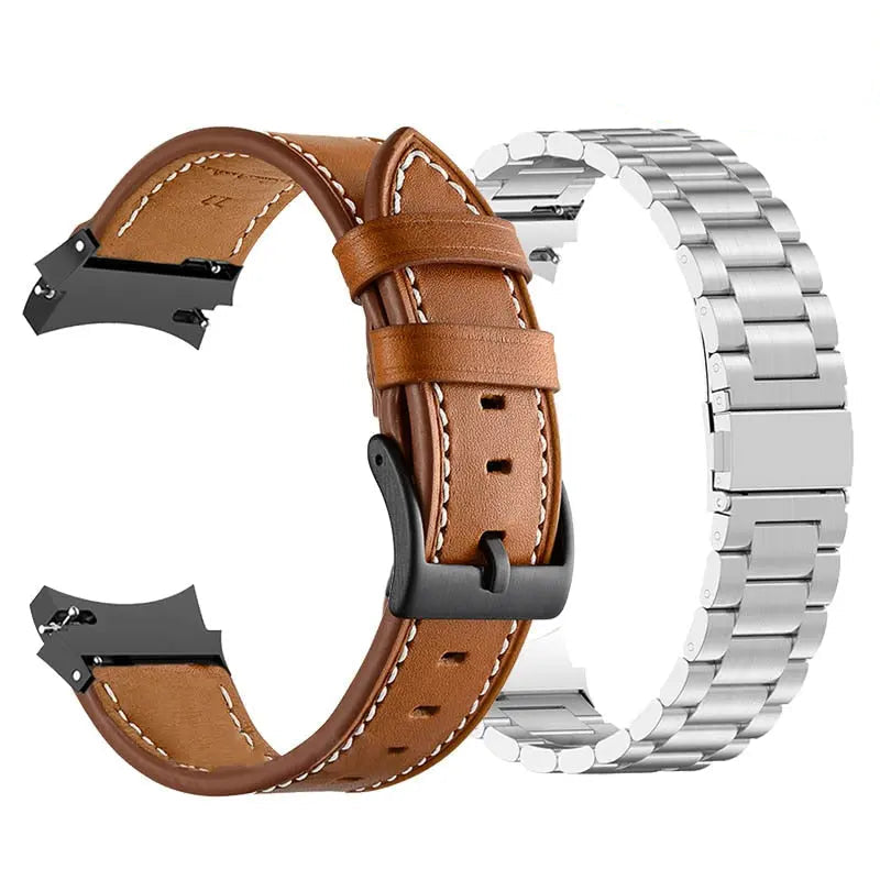 Bracelet de smartwatch en acier compatible avec Galaxy Watch 5 40mm 44mm et Watch 5 Pro 45mm, bracelet de montre élégant, accessoire | Sulvida