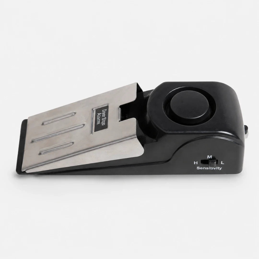120dB Deurstopper met Alarm Beveiligingswig Trilalarm Zonder Installatie Compact Opvouwbaar Deuralarm | Sulvida