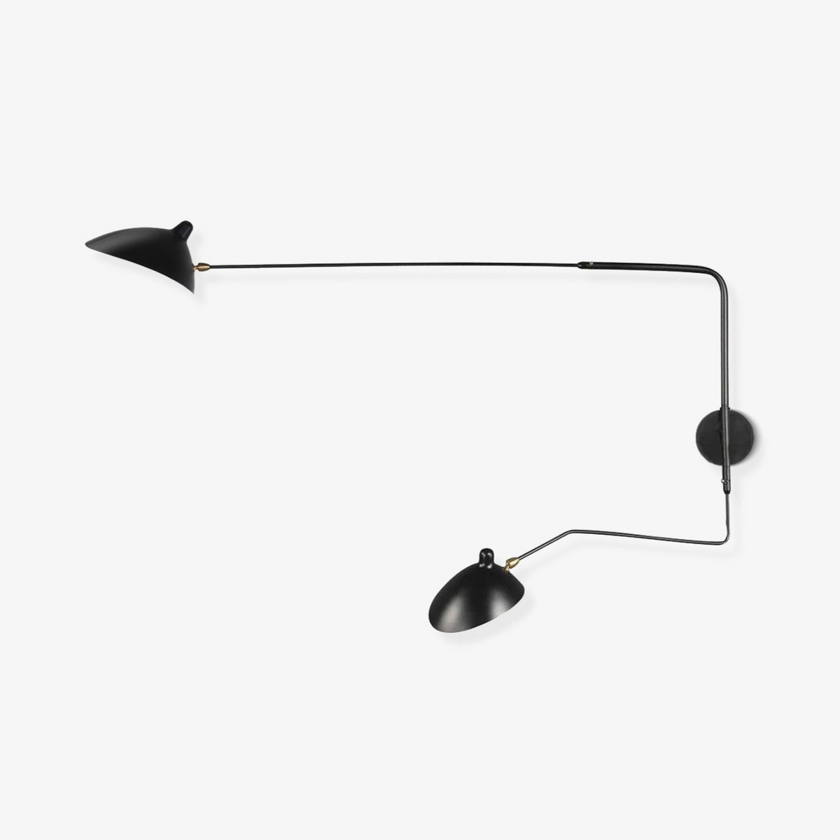 Wandlamp met verstelbare arm zwart metaal modern design 120 cm verstelbaar woonruimte leeshoek werkplek | Sulvida