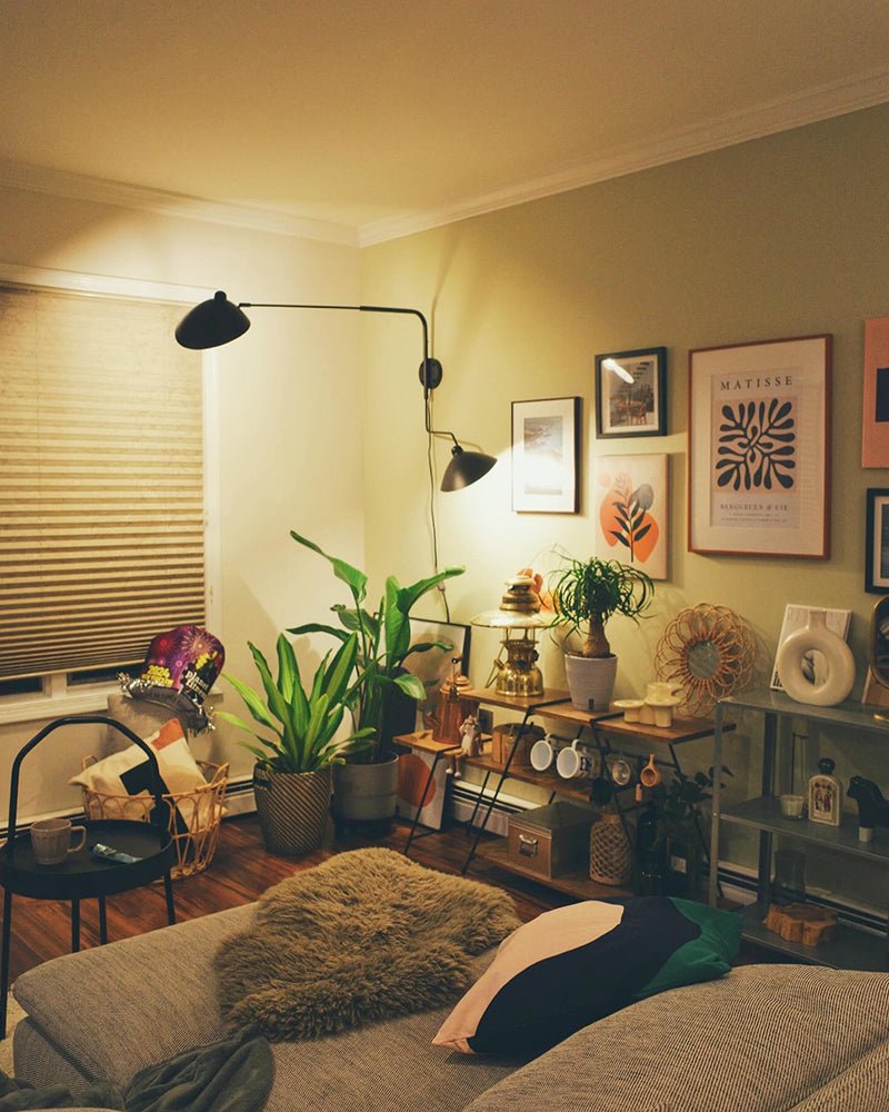 Wandlamp met verstelbare arm zwart metaal modern design 120 cm verstelbaar woonruimte leeshoek werkplek | Sulvida
