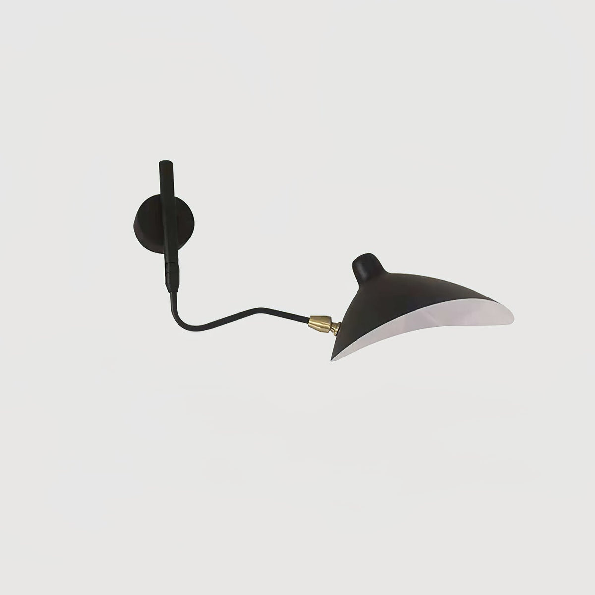Wandlamp met verstelbare arm zwart metaal modern design 120 cm verstelbaar woonruimte leeshoek werkplek | Sulvida