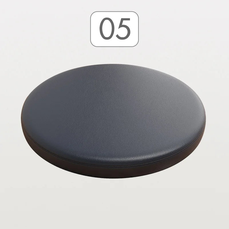 Rond Zitkussen met Memory Foam en Kunstleer 30-40 cm voor Eetkamerstoel Barkruk Bureaukruk Antislip Comfortabel | Sulvida