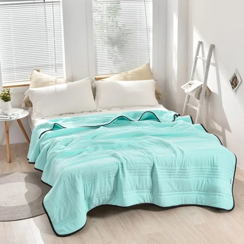 Zomerdeken met Koeleffect Lichtgewicht Ademend Dekbed voor Warme Nachten Comfortabel Slapen 150×200 tot 220×240 cm | Sulvida
