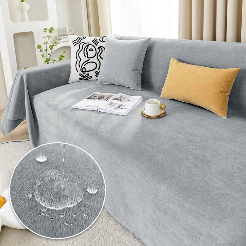 Meubelbeschermer met Franjes Waterdicht Spandex Polyester Hoes voor Bank Bed Stoel Multifunctioneel Elegant | Sulvida