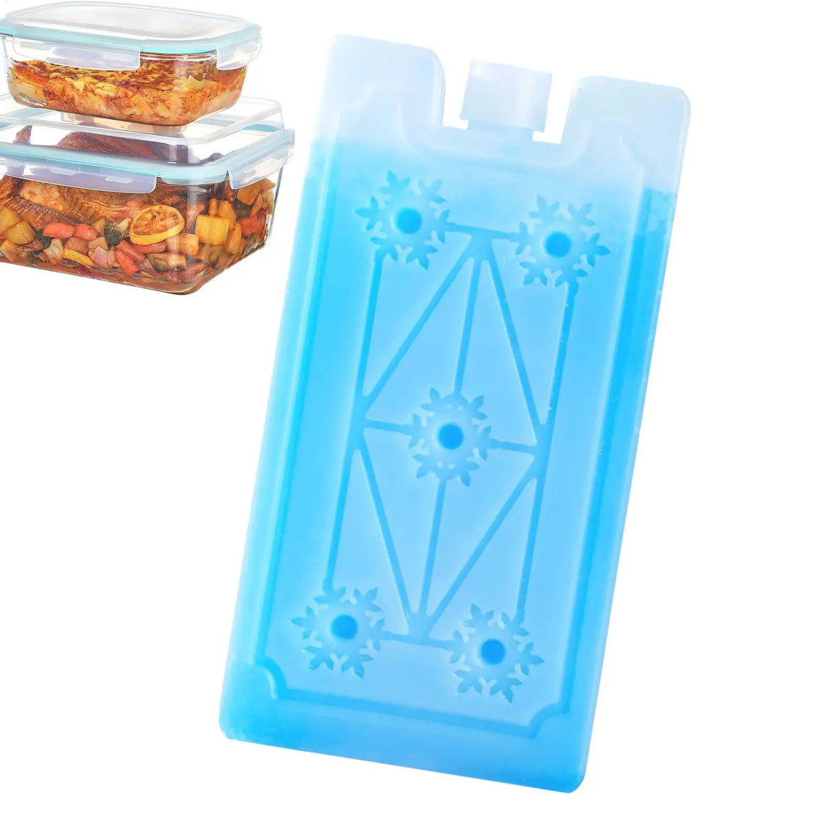 Herbruikbare koelgelpack rechthoekig voor koelbox picknick koeltas vrieskussen koelblok koel houden lunch | Sulvida