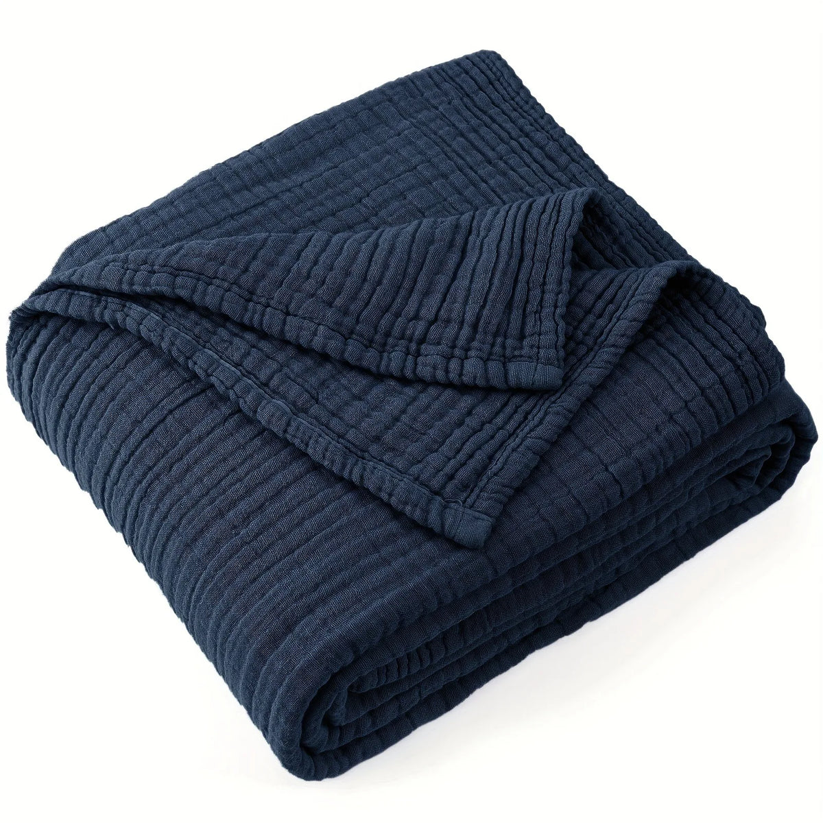 Katoenen Plaid Zeslaags Luchtig Zomerdeken Ademend Lichtgewicht Muslin Gauze Deken voor Bank Bed Sofa | Sulvida