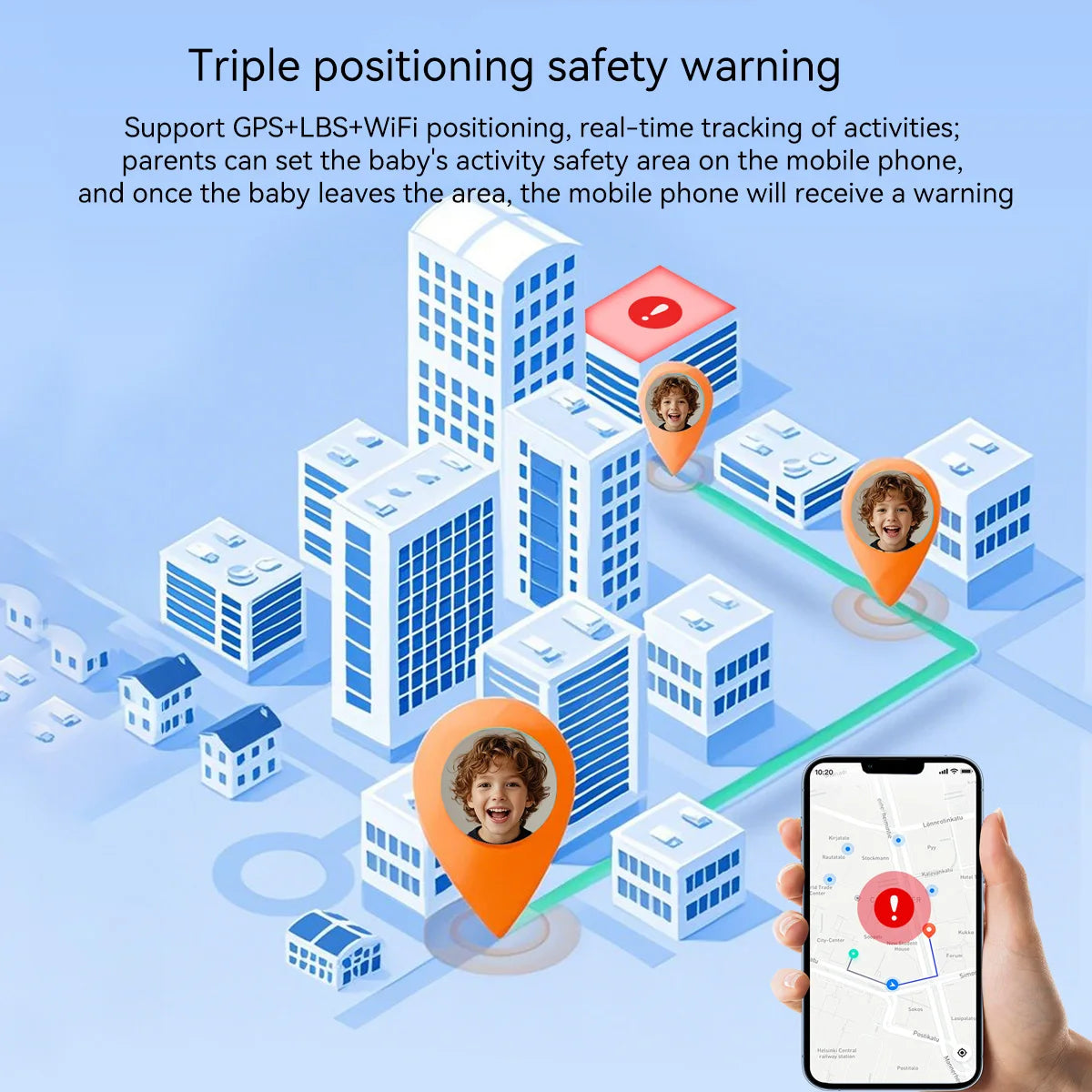 Kinderhorloge Smartwatch met GPS WiFi Tracker Videobellen 4G Locatiesysteem Waterdicht SOS Hulpknop Veiligheid | Sulvida
