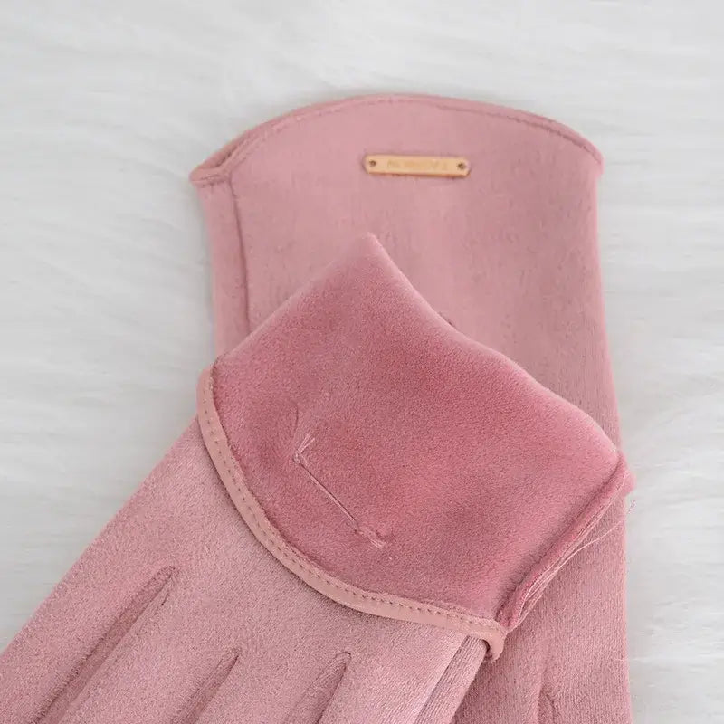 Suède Handschoenen Touchscreen Warm Winddicht Winterhandschoenen voor Dames en Heren Herfst Winter Fietsen | Sulvida