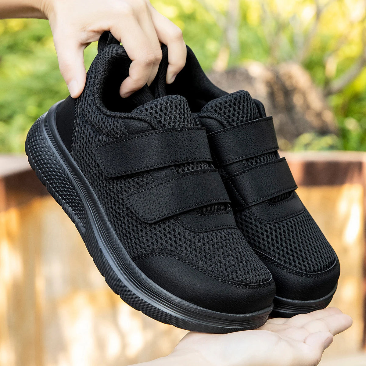 Orthopedische Wandelschoenen Extra Breed Klittenband Diabetische Voeten Verstelbaar Comfortabel Dames Heren | Sulvida