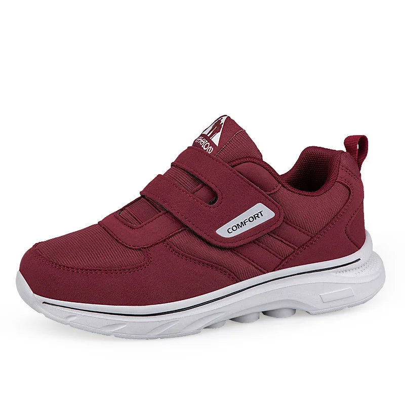Orthopedische Herenschoenen Verstelbaar Mesh Ademend Klittenband Extra Breed Comfortabel Voetondersteuning | Sulvida