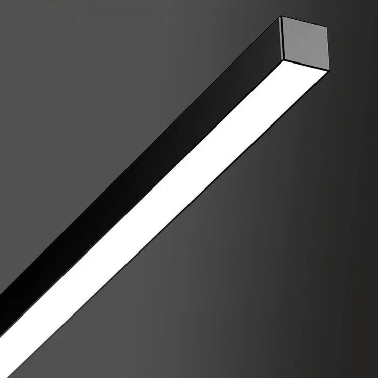 LED Plafondlamp Strip Zwart Wit Aluminium Modern Design Dimbaar Woonkamer Slaapkamer Hal Keuken Kantoor | Sulvida