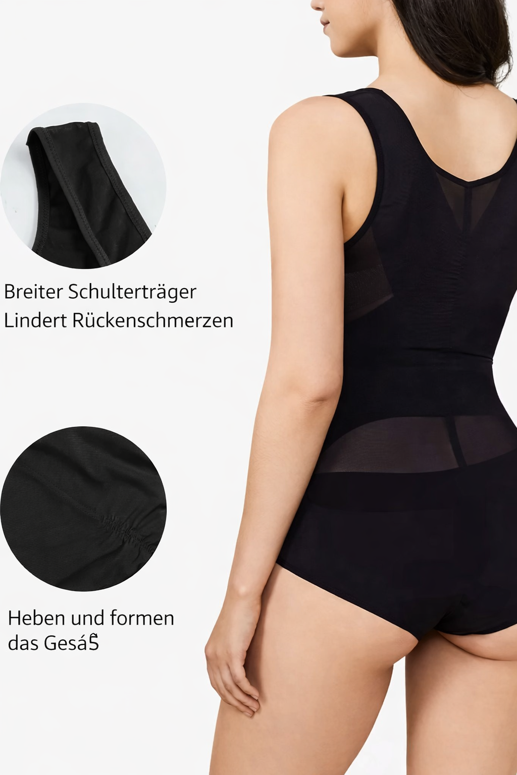 Corrigerend Shapewear Ondergoed Naadloos Figuurvormend Buik & Taille voor Dames Glad Onzichtbaar onder Kleding Strakkere Silhouet Comfortabel Stretch Lingerie Body | Sulvida