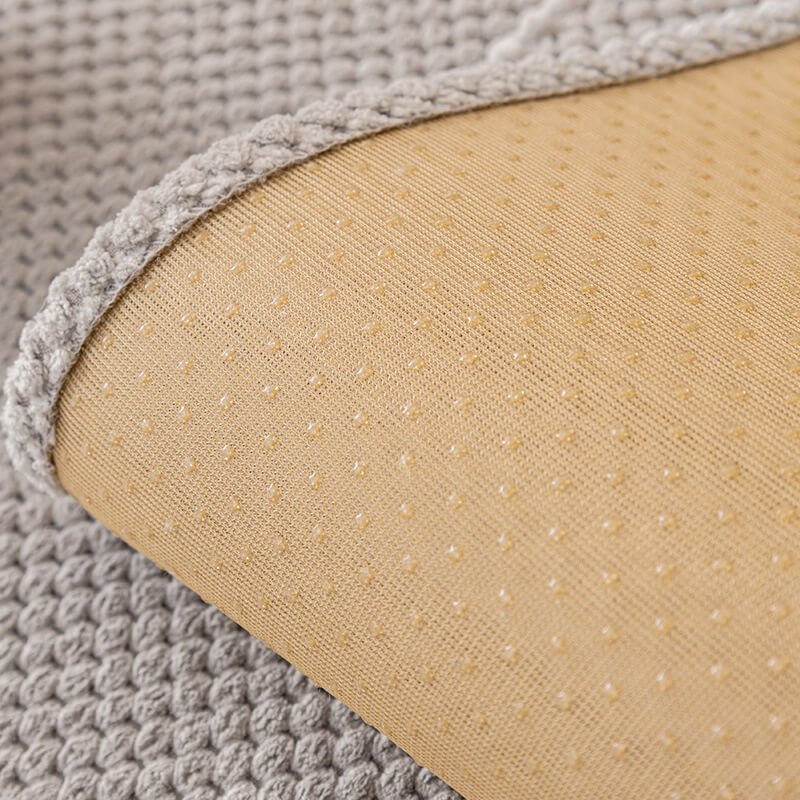 Bankhoes Pluche Anti-slip Beschermer Zithoezen Bank Effen Kleuren Wasbaar Modern Woonkamer Interieur Meubelbescherming | Sulvida